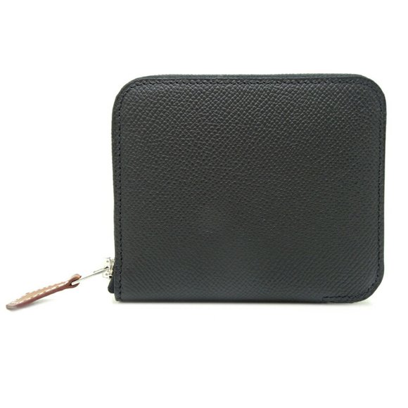 HERMES Black Leather Wallet - Picture 1 of 8